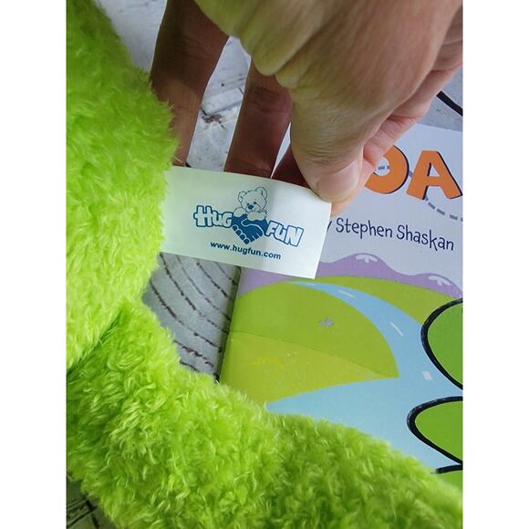 Frog story bag stuffed animal book matching handmade bag toad on the road - Picture 4 of 6